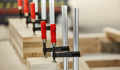 Klemë vidhos Bessey TKPN60BE, hapje 600mm, thellësi 120mm, e zezë