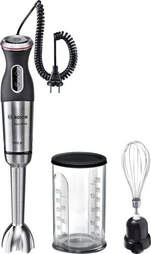 Blender dore Bosch MS8CM6130, 1000W, 0.6L, i zi argjend