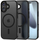 Mbrojtëse telefoni Tech-Protect MagMat MagSafe për iPhone 17, TPU PC, Matte, e zezë