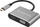 Docking station Conceptronic DONN16G, 4 ne 1, USB 3.2 Gen 1, HDMI VGA, gri