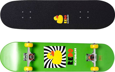 Skateboard Jakks Pacific ReDo Gallery Pop Rubber Duck, platformë e gjerë, për kalamoj dhe të rinj, shumëngjyrësh