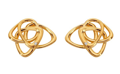 Vathë për femra Hot Diamonds Golden Edit Hope DE843, të artë