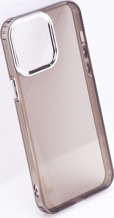 Futera Pearl për telefon Xiaomi Redmi Note 13 4G, TPU, gjysmë e tejdukshme, e zezë