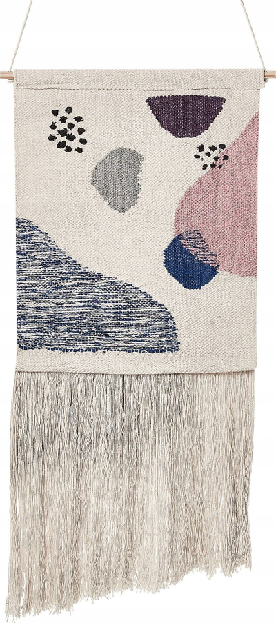 Varëse muri dekorative KASUR Cotton, 51x90cm, me theka, shumëngjyrëshe