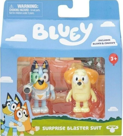 Сет фигури Bluey Figure 2 Pack, 2 фигури, различни стилови, многубојни