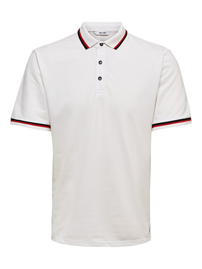 Maicë Only & Sons Cilas Ss Polo, e bardhë L