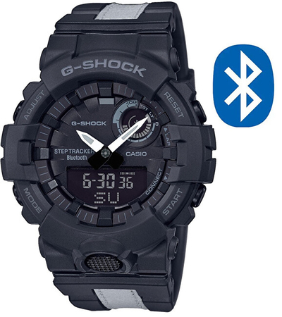 Orë për meshkuj Casio, e zezë