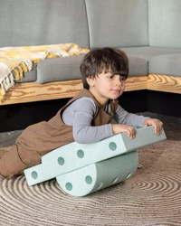 Set ndërtimi për fëmijë MODU Explorer, 15 krijime, Ocean Mint Forest Green