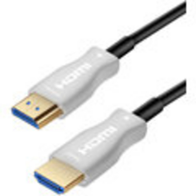 Kabllo optike PremiumCord High Speed ​​me Ether. 4K@60Hz, 15m, M/M, e zezë