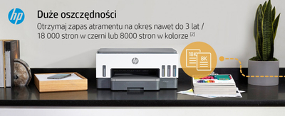Printer multifunksional HP Smart Tank 720 AIO, termike, i zi
