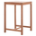 Tavolinë bar HM PRESSCOT, dru teak, 70x70x105 cm, ngjyrë natyrale