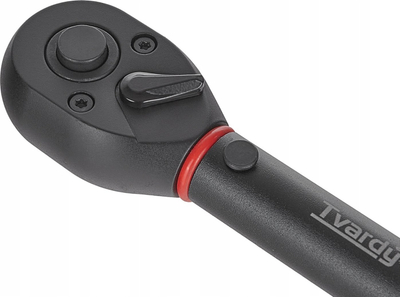 Çelës momenti Tvardy T00251, 1/4", 2‑14 Nm, i zi me të kuqe