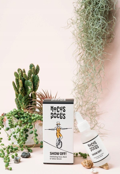 Serum për eksfolim fytyre dhe tatuazhesh Hocus Pocus Show Off, 5% Azeloglycine, 30ml