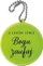 Vath reflektues Szaron Trust God With All Your Heart, disk 6.5cm, ngjyrë e verdhë