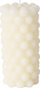 Qiri dekorativ Boltze Pearls, 14x7 cm, formë flluska, ngjyrë krem