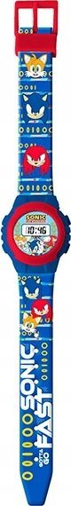 Ora digjitale për fëmijë Coriex Sonic, ekran digjital, rrip plastik, blu
