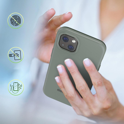 Kapak telefoni Choetech për iPhone 13 mini, TPU+PC, mbron nga rënie, i zi
