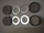 Set montimi për themele F75 F150, pa mentesha, çelik, gri