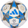 Top futbolli adidas UCL Mini 25/26 League Stage, madhësi mini, i bardhë blu dhe ari