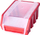 Kuti magazinimi Patrol Group ErgoBox Plus, 116 x 112 x 75 mm, e kuqe