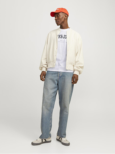 Maicë për meshkuj Jack & Jones, e bardhë