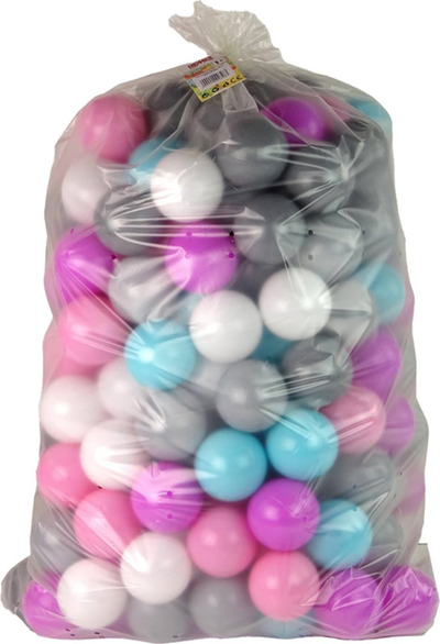 Topa plastike për pishinë Hemar, 200 copë, Ø7cm, ngjyra pastel