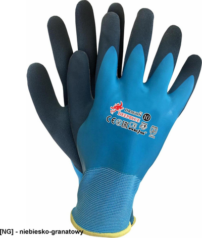 Doreza pune Raw-Pol Dragon Deepblue, masa 11, latex, blu