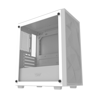Kuti kompjuteri Darkflash M305 Mesh pa ventilatorë (I bardhë)
