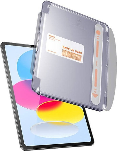 Заштитно стакло Baseus Crystal за iPad 10 10.9", калено стакло, проѕирно