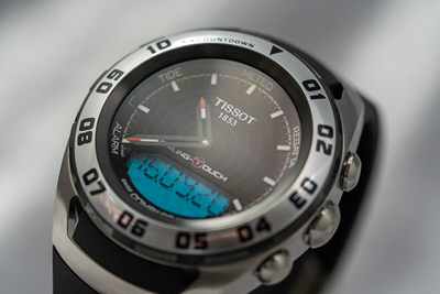 Orë për meshkuj Tissot Touch Sailing T056.420.27.051.01, e zezë