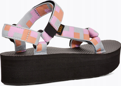 Сандали за жени Teva Flatform Universal, платформа 4,4 cm, ремени од полиестер, црни