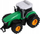 Lodër traktor Norimpex 8793 me makinë mbjellëse, për kalamaj 3+, jeshil me t kuqe