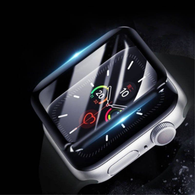 Заштита за екран MYSCREEN Hybrid Glass Edge 3D, Apple Watch Series 4 5 44mm, црна