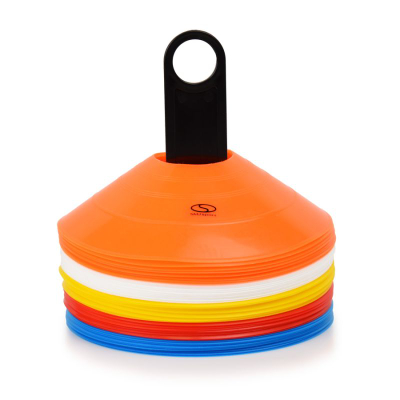 Kono stërvitje SMJ Sport TT50-19MULTI, set 50 copë, me qëndrim, shumëngjyrëshe