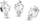 Rruazë Pandora Little boy with a hat, e argjendtë