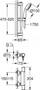 Set dushi Grohe Precision Start 34597000, bateri termostatike, montim n’mur, krom