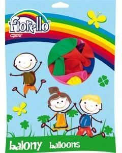 Balona Fiorello Metal Mix, 10\", set me 100 copë, shumëngjyrëshe
