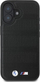 Maskë telefoni BMW M Perforated and Stitched Line MagSafe për iPhone 16 6.1", lëkurë ekologjike, e zezë