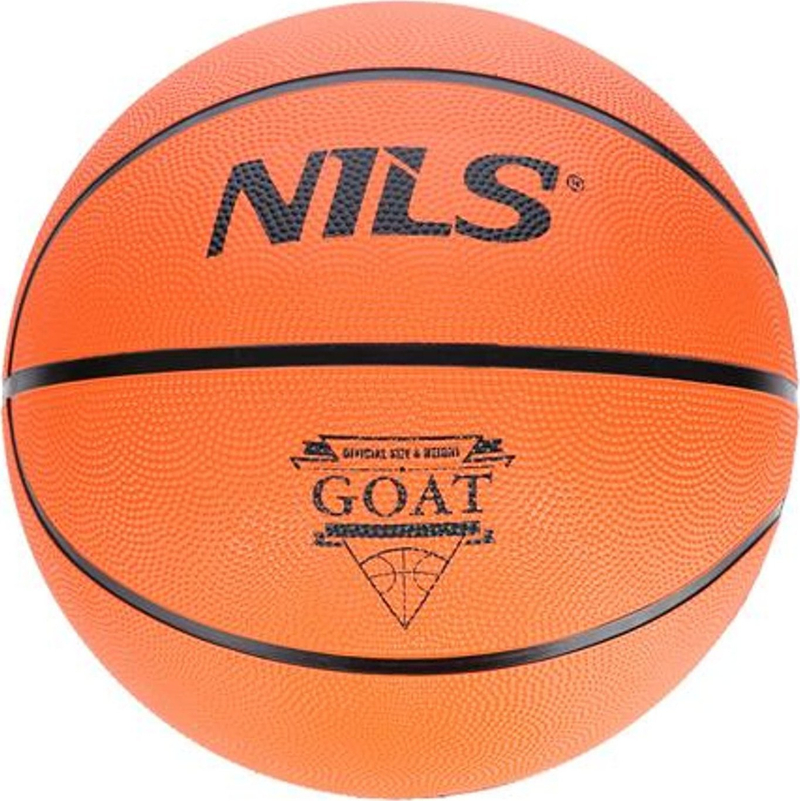 Top basketbolli Nils Recreational, madhësia 7, gome rezistente, portokalli