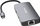 Hub USB C Verbatim CMH 05 Pro Multiport, 5 porta, 85W Power Delivery, gri metalik