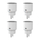 Prizë inteligjente Sonoff S60TPF, 16A 4000W, Wi‑Fi me matje energjie, e bardhë