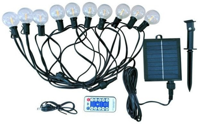 Garlandë solare GARLAND SOLAR 10 LED, 8m, RGB, IP44