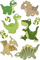 Ngjitëse Herma Sticker Magic Dino Kids, plastike, me sy lëvizës, shumëngjyrëshe