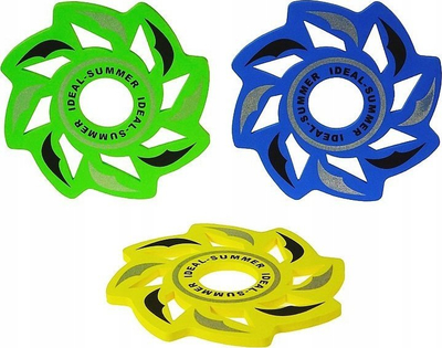 Set frisbi Adar, 12 copë, 26 cm, shumëngjyrësh