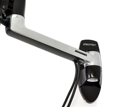 Mbajtëse muri për monitor Ergotron LX HD Wall Swing 45 268 026, deri 42\", deri 22.7 kg, zi‑argjend