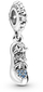 Stoli për byzylyk Pandora Disney Cinderella Glass Slipper&Mice, e argjendtë
