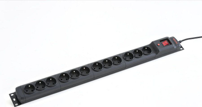 Повеќекратна приклучница Armac Power Strip Multi M12, 12x 230V, кабел 2.5m, сива