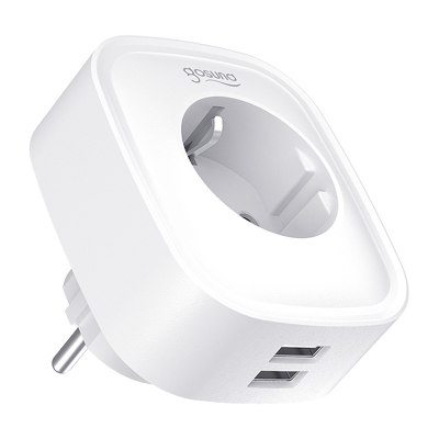 Prizë smart Gosund SP112-M, WiFi, 2xUSB, set 2 copë, e bardhë