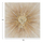 Pikturë muri Gobi Square Series HM4854, kanavacë e printuar, 70x70cm, bezhë me ari