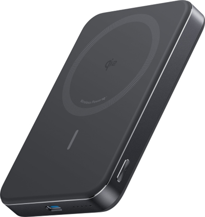 Powerbank Anker MagGo, 10000mAh, karikim pa tel 15W, i zi